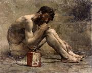 Jules Bastien-Lepage Diogenes oil painting